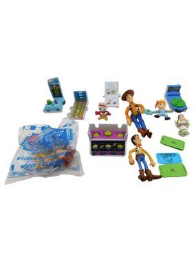Toy Story 4 McDonalds Collectible Figures Woody Buzz Forky Green Aliens More